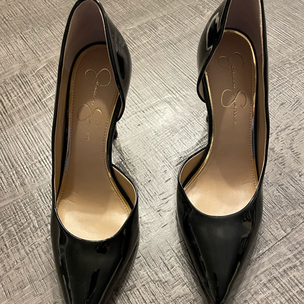 Jessica Simpson 4 1/2 inch heels.